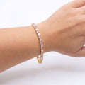 PW tennis bracelet