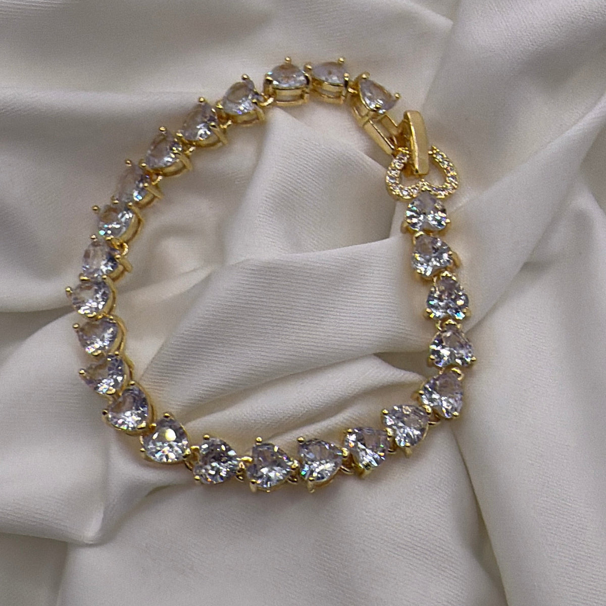 Heart together bracelet