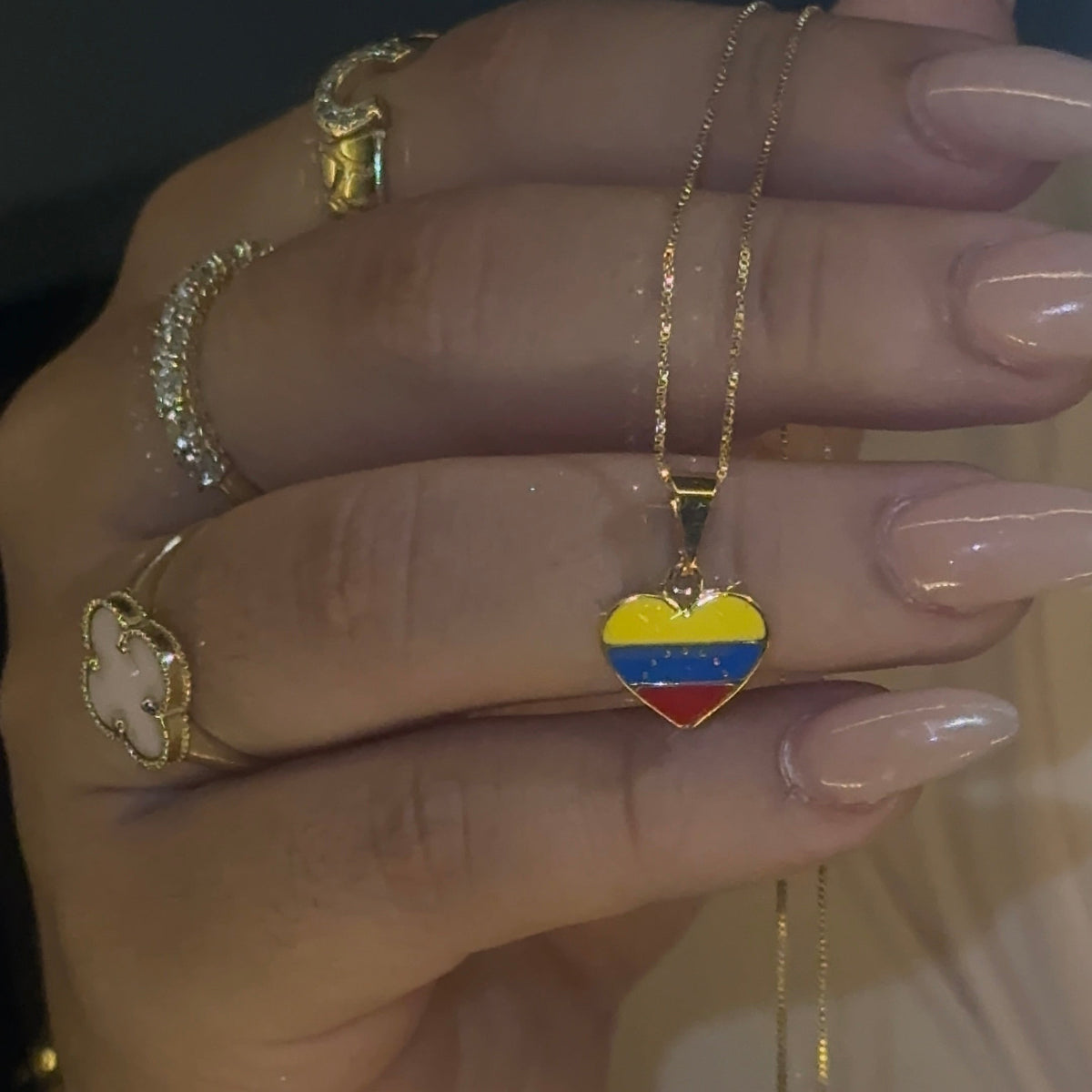 Venezuela Flag necklace