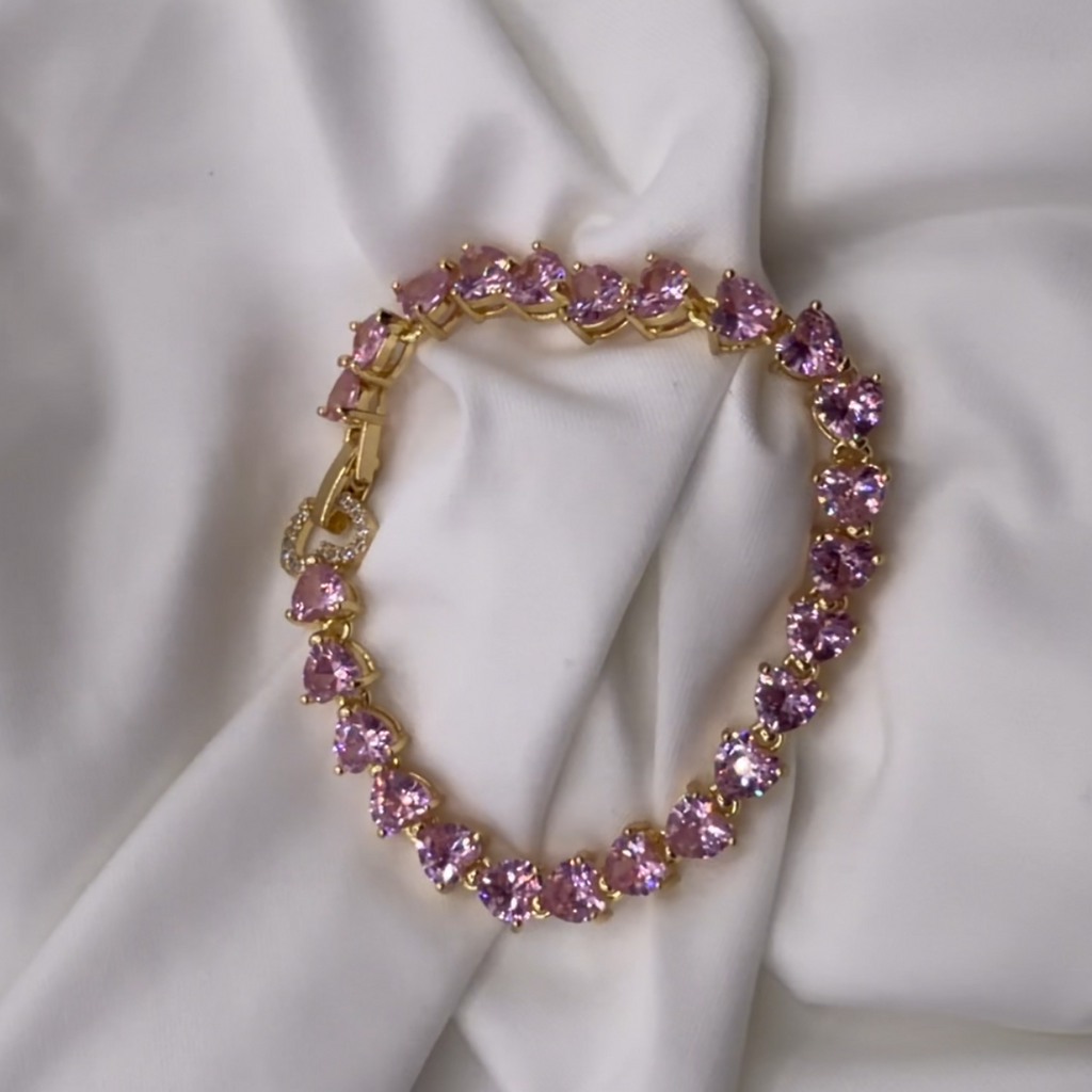 Heart together bracelet