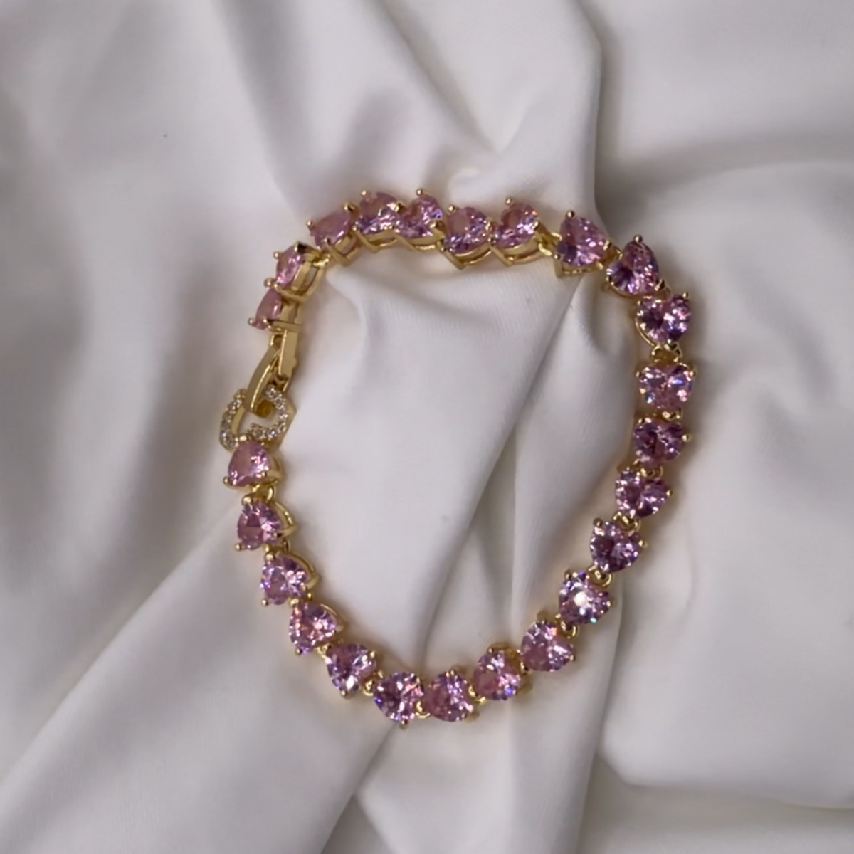 Heart together bracelet