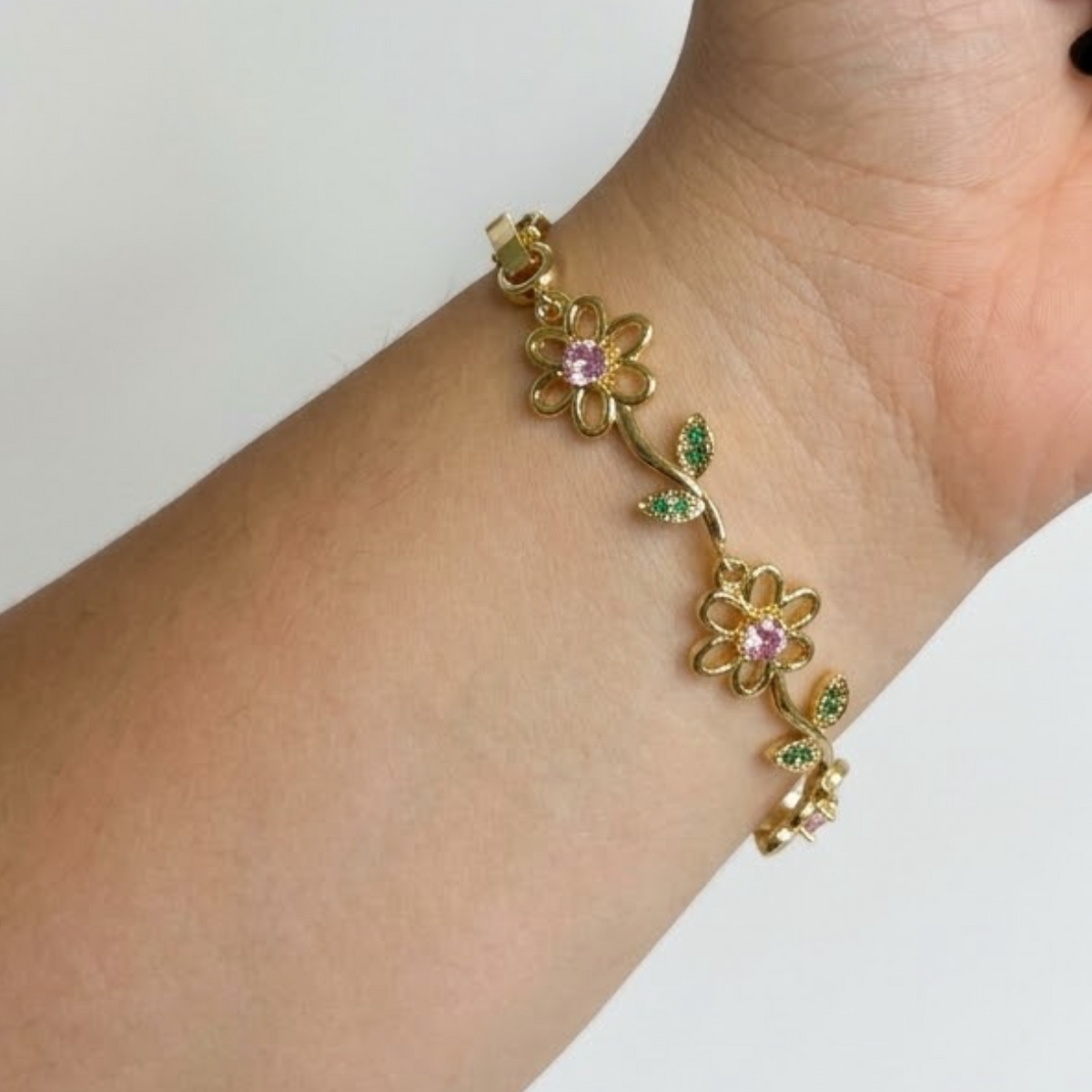 Sunflower (pink stone )